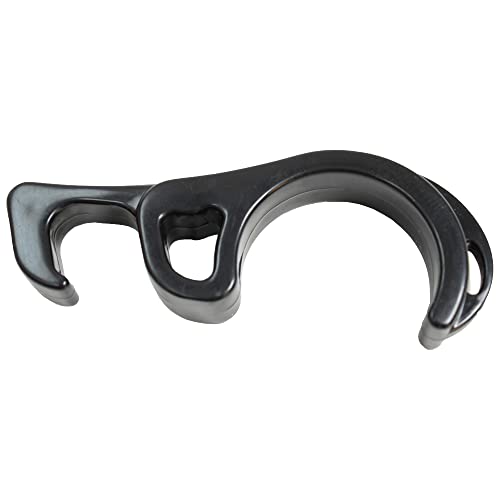 GT-Speed Compatible with/Replacement for Motorcycle Handlebar Lock, Black Brake Lever Clamp Safety Hook, Fits Honda Kawasaki Suzuki Yamaha Scooter Dirt Bike