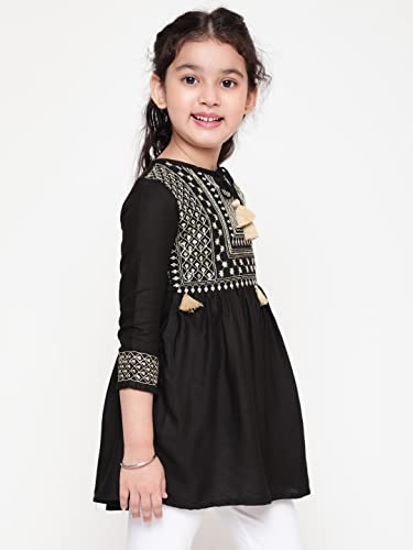 Image of NIYA Girls Party Embellished Embroidered Festive Casual TOP