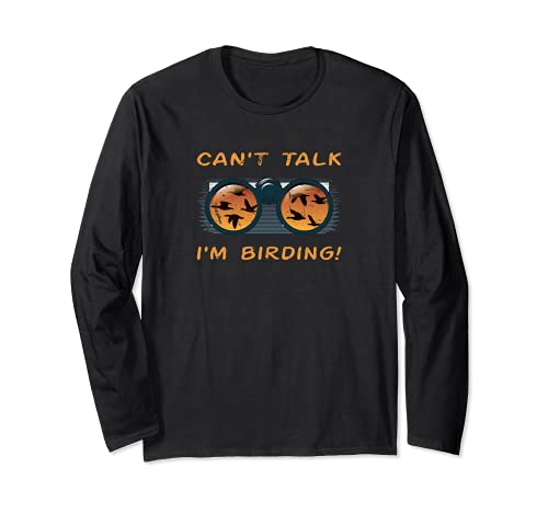 Bird Watcher Design, I'm Birding, Ornithology Science Manche Longue