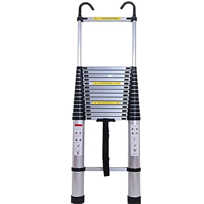 Telesladders,6.2M Portable Multi Purposeladder Extendable Stepladder for Home Household Outdoor Activities En131 Standard