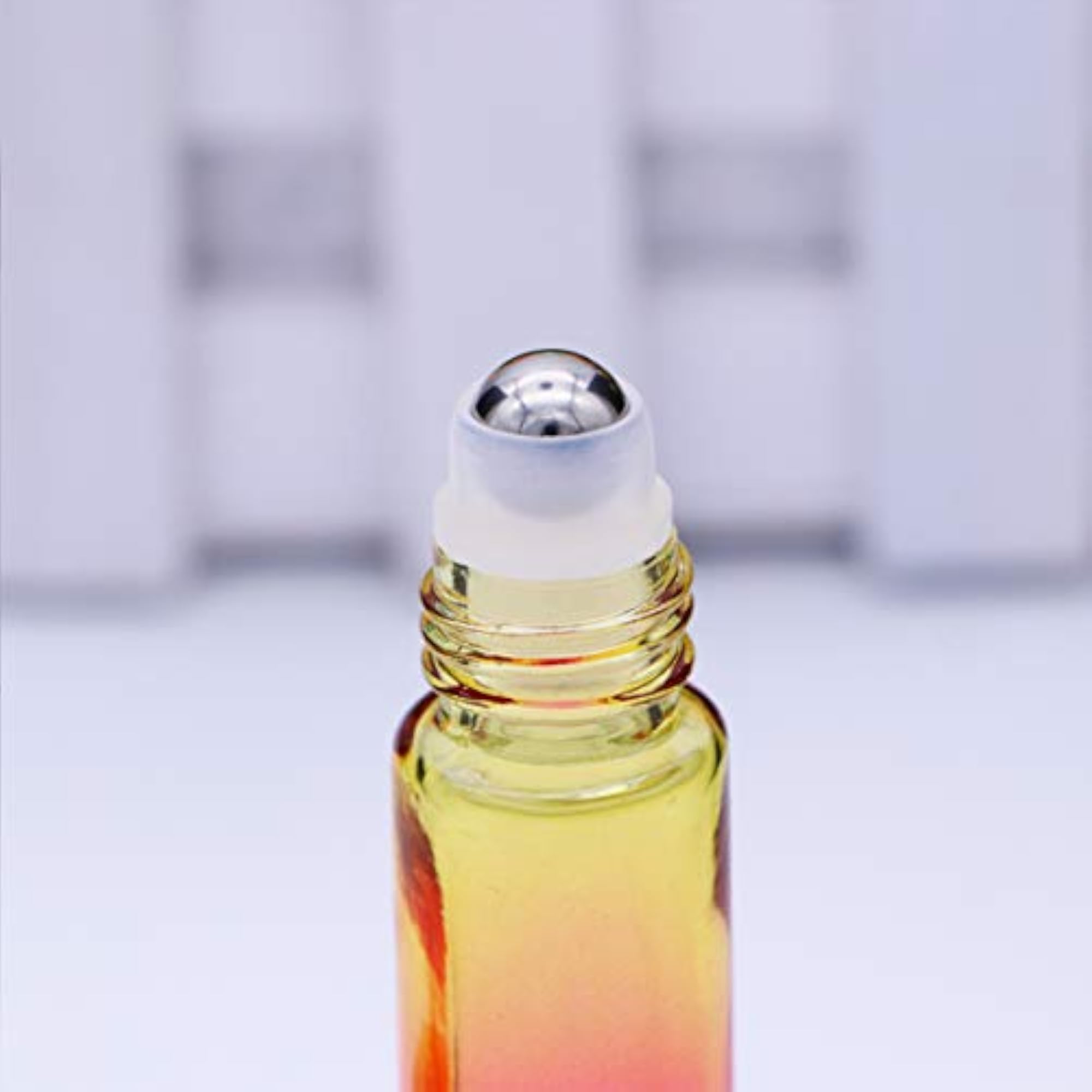10pcs 10ml Essential Oil Roller Bottles Glass