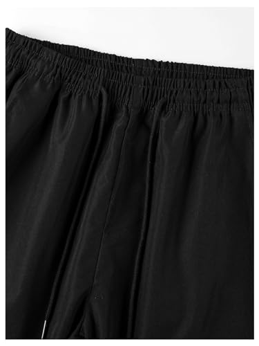 OYOANGLE Men's Drawstring Waist Sports Jogger Cargo Pants Outdoor Sweatpants with Pocket4