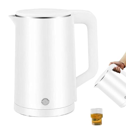 Hervidor eléctrico de acero inoxidable, eléctrica - 2.3L Té Electric Tea Kettle Automatic Off,Caldera de agua portátil de control de temperatura de ebullición rápida para campamento cocina cocina bebé