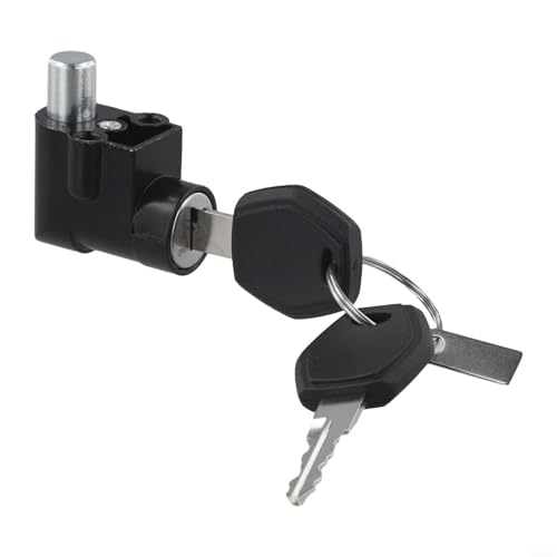 Glomc Schloss- und Schlüssel-Set für Hailong 1 und für Hailong 2 E-Bike-Akkugehäuse, Metall-Fahrrad-Batterieschloss mit zwei Größen 11 mm und 20 mm Zylinderoptionen (20 mm)