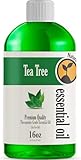 16oz - Bulk Size Tea Tree Essential Oil (16 Ounce Bottle) - Therapeutic Grade Essential Oil - 16 Fl Oz