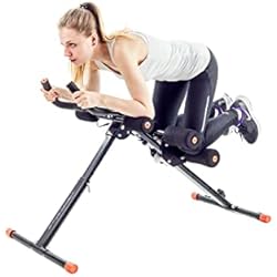 Maquina Pendulo Gym TechFit Dispositivo para Abdominales en Casa, Maquina de Abdominales Vertical 5 Minutos, Equipo de Fitness, Apoyo Firme para Abdomen, Dispositivo para la Talla, Plataforma de Resistencia