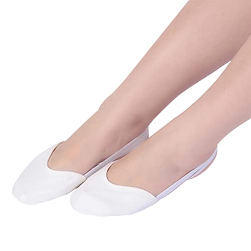 VALICLUD Half Sole Ballet Dance Shoes with Toe Cover Breathable Anti-Slip Dance Foot for Gymnastics, Ballet4