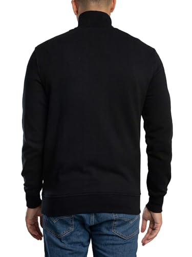 Ellesse Men's Pelegrini 1/4 Zip Sweatshirt, Black3