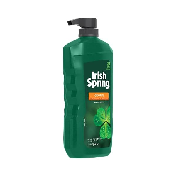Irish-Spring-Mens-Body-Wash-Pump-Original-32-Fluid-Ounce Irish Spring Men's Body Wash Pump, Original - 32 Fluid Ounce