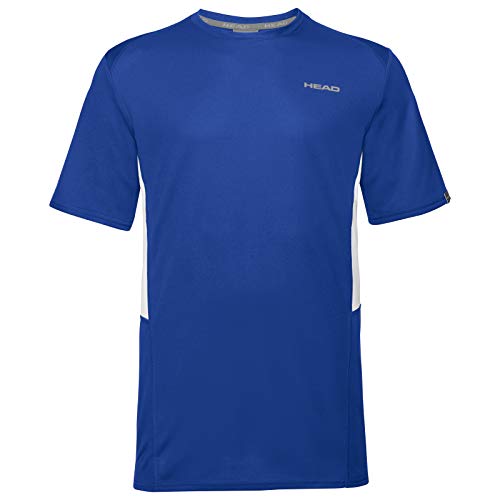 HEAD Camiseta Unisex para niños Club Tech, Niños, Camiseta, 816339ro116xsml, Azul Real, XS