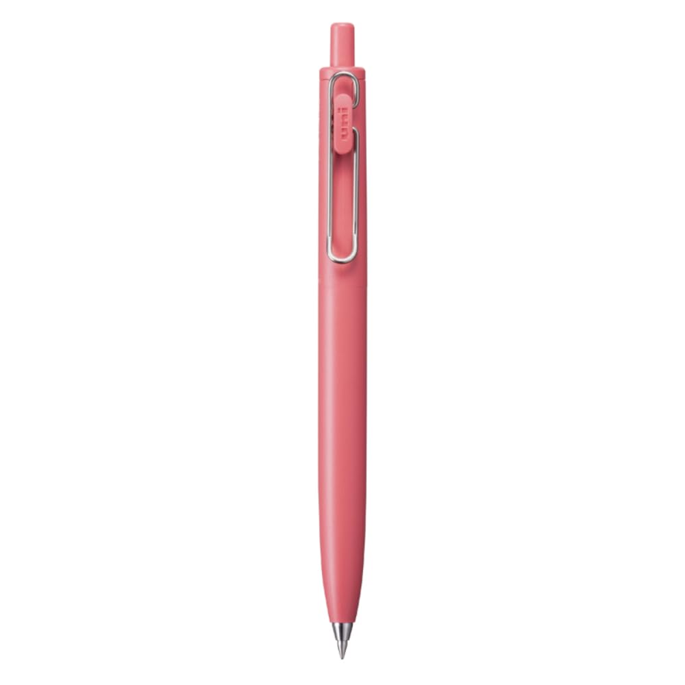 Uni One F Gel Pen 0.5 mm Black Ink (Faded Red)