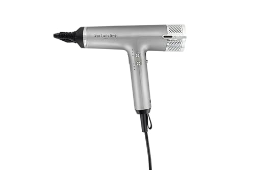 Jean Louis David – Secador de pelo – Nueva generación – Motor digital BLDC – Ultra compacto y ligero – 3 accesorios magnéticos – alisado – Cepillado – Rizos – Aerostil