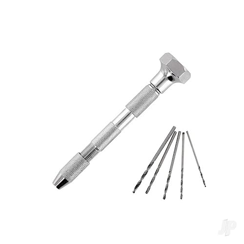 Model Craft PPV2237 / D Metal Hand Drill with 5 Drill variants for Miniatures