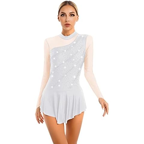 CHICTRY Women's Ice Skating Dance Dress Cover