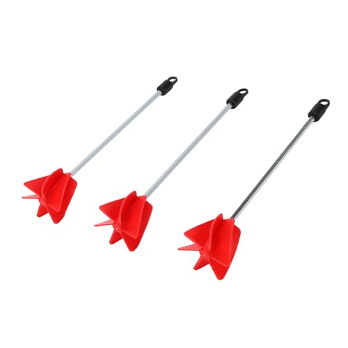 Aolidsive Wiertarka Mieszadło do Farb Wydajne Mieszadło Spiralne do Płynnego Mieszania Zestaw 3 szt. Nadaje się Grubych Farb żywicznych 11,4 Cala (3PCS)