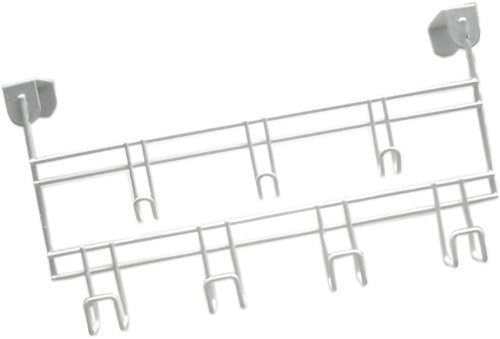 7 Hooks Over The Door Clothes Rack Hanger Organizer
