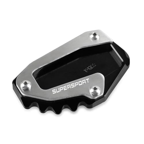 Extension béquille latérale moto Multistrada 1200 pour stationner sur terre et herbe en voyage