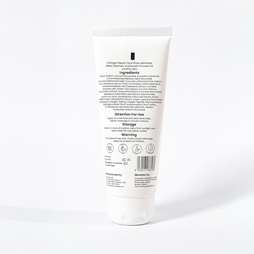 Image of Gentle Collagen Repair Anti Aging Face Wash | Natural Cleansing & Hydration | Removes Dirt & Oil | Refreshes Skin | Suitable for All Skin Types ? Daily Use 100ml