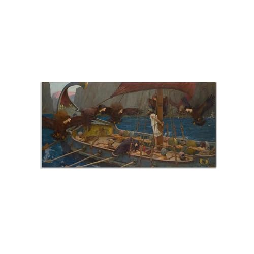 Ulysse et les sirènes affiche d'art : habillez vos grands murs vides avec Waterhouse