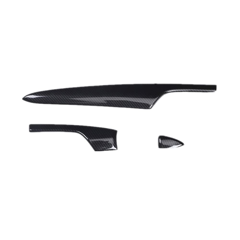 Carbon Fiber Look Interior Center Console Dashboard Panel Trim Cover for Cadillac ATS 2013-2019 ABS Plastic Dashboard Cover Decoration