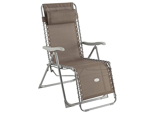Hespéride Fauteuil Relax de Jardin Silos Taupe