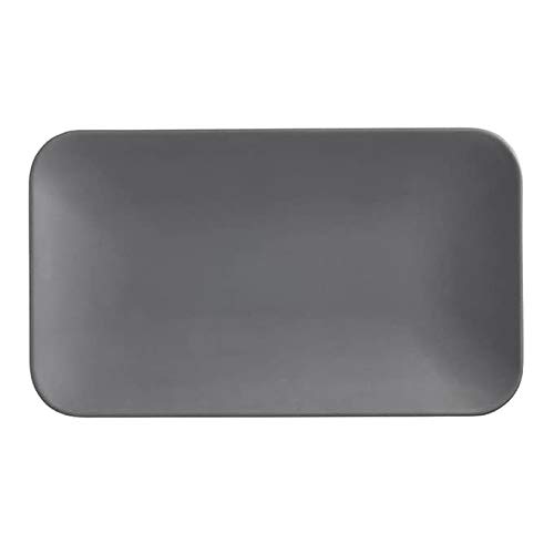 Melamine Matte Rectangular Platter by American Metalcraft – Large, Melamine, Gray, Model MCP12GR