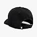 The Hat Depot Women Men Blank Washed Low Profile Cotton and Denim Baseball Cap Hat (Solid Black)