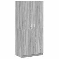 Kledingkast 90x52x200 cm bewerkt hout oud houtkleurig kopen? | .nl