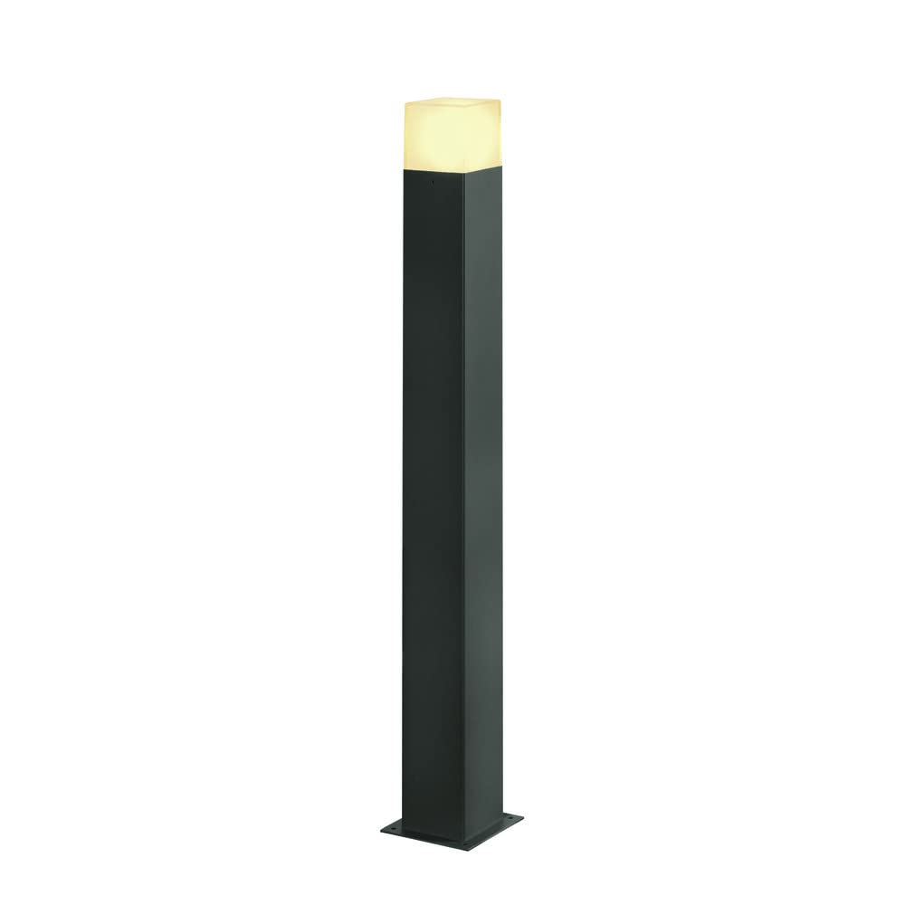 SLV Grafit 90 - Lampada da terra per esterni, per sentieri, pareti, ingressi, LED, da giardino, E27, IP44, 11 W, colore: Antracite