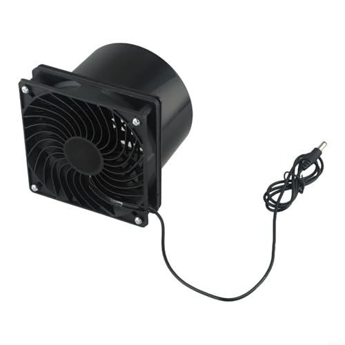 Ventilador de escape de energía solar, extracción de aire sostenible de 5 W, 6 V, equipo de ventilación exterior montado en la pared para invernadero del hogar (ventilador de panel solar)