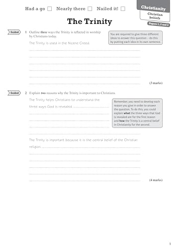 Pearson REVISE Edexcel GCSE (9-1) Religious Studies B, Christianity and Islam Revision Workbook: For 2024 and 2025 assessments and exams (Revise Edexcel GCSE Religious Studies 16)