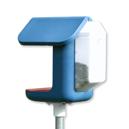 Generic Large Seed Hopper Extender Accessory for Bird Buddy Smart Feeder (Transparent)