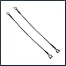 INFINAUTO Pair Rear Tailgate Cables Lift Gate Support Straps Pickup for Dodge for Ram 1500 2500 3500 55276074AC Replacement Car Parts Stylish Design
