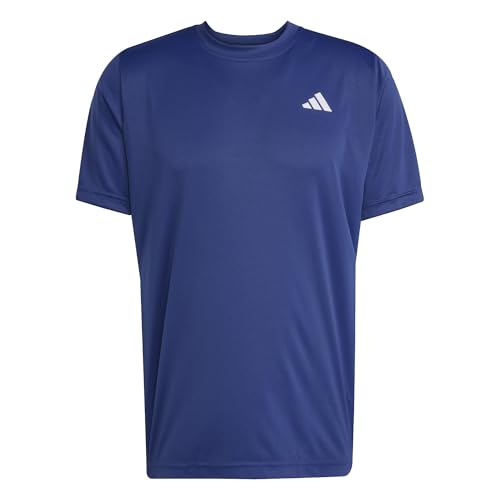 adidas Mens Club Tennis Climacool T-Shirt Dark Blue Small