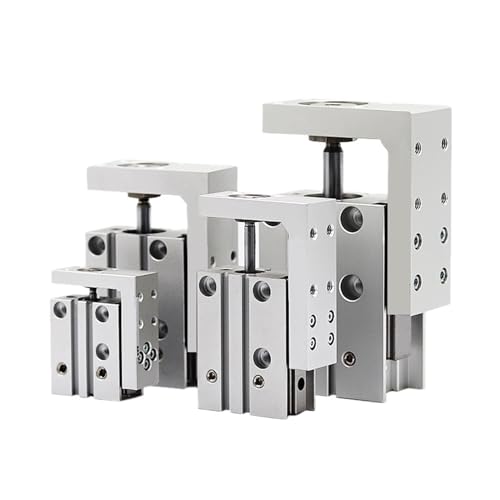 Cilindro neumático de precisión MXH10 60mm riel guía lineal
