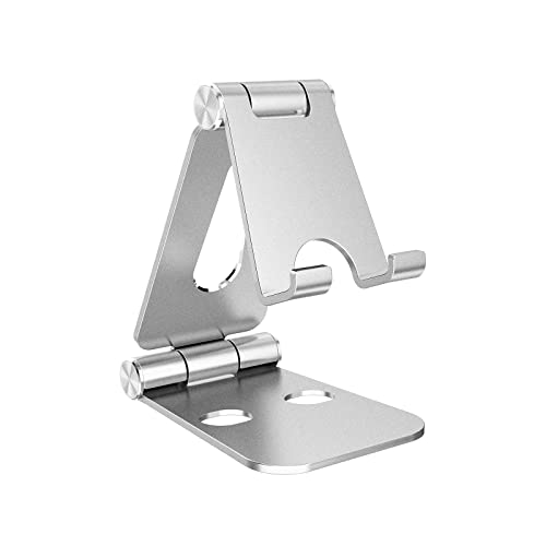 Simpeak Support Téléphone, Petit Support Dock Uniquement Compatible avec Téléphone Portable, Support Téléphone Bureau, Support Smartphones Aluminium -...