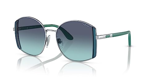 Sunglasses Vogue VO 4267 S 323/4S Silver Azure Gradient Dark Blu