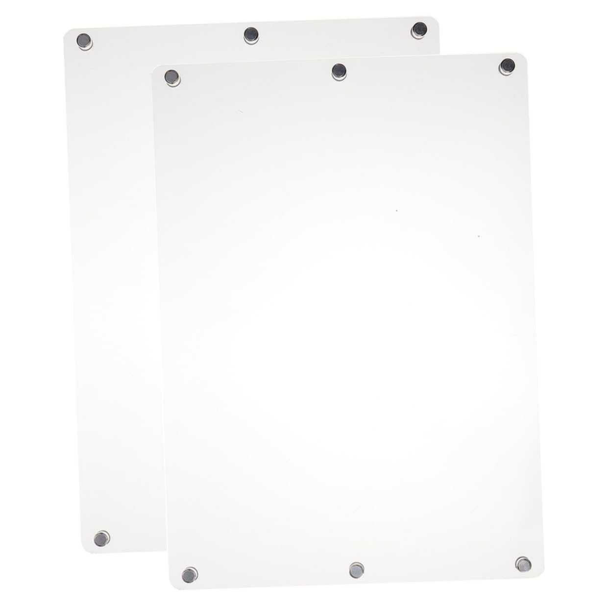 Magnetische To Do Liste für Kühlschrank, 2 Stück Acryl Whiteboards