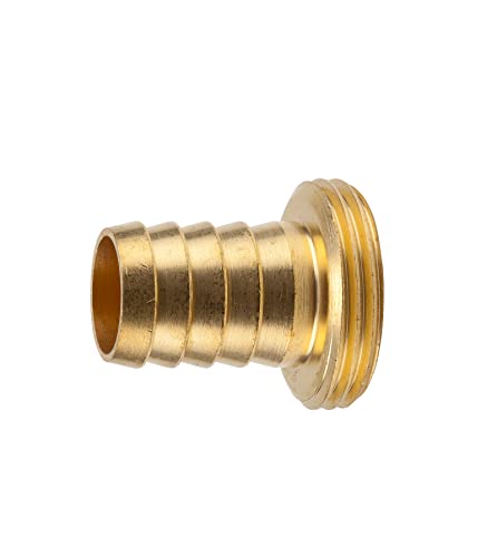 GARDENA Brass Hose Fitting 1-Piece: Screwing Of Highquality Brass, 33.3 mm (G 1 ") - Thread, For 19 mm (3/4") - Tubing (7148-20) - Image 4