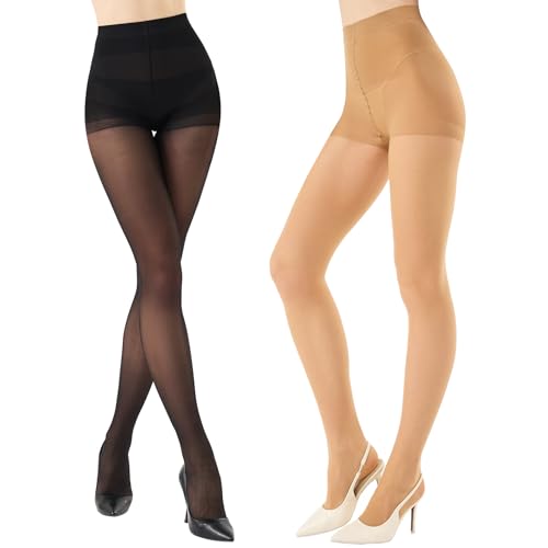 Indestructible Tights For Women, Rip Resistant Tights For Women, 10 D High Waist Tummy Control Stockings