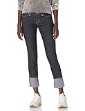 Prana Women's Standard Kara Jean, Denim Solid, 8