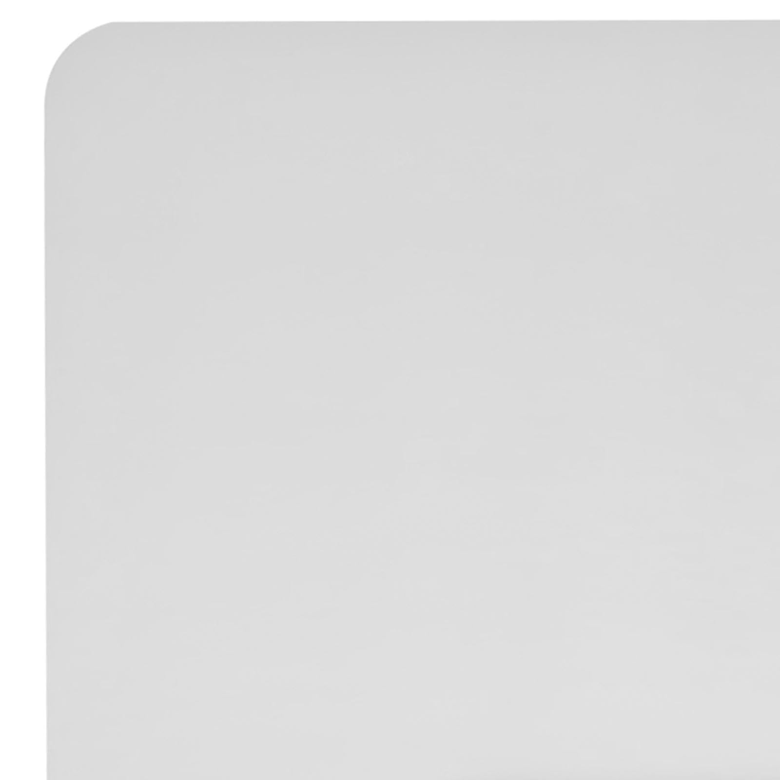Desktop Partition Board Desk Divider Versatile for Home Study Test Workplace White Metal Stand-image-2