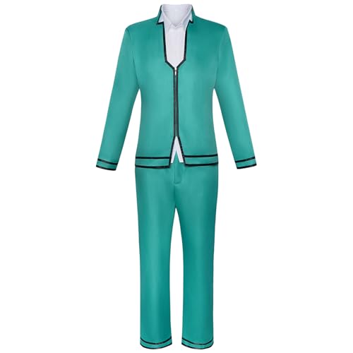 Anime Cosplay Costume for Saiki K Cosplay Costume Full SetMen Anime Uniform Halloween Outfit (2XL)