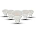 Price comparison product image V-TAC 5W (35W Halogen Bulb Replacement) Energy Saving GU10 LED Spotlight Milky Cover with Samsung LED 110 Beam Angle Non-Dimmable 6400K White 400 lumens 5 Pack
