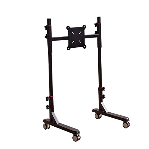 Soporte Universal para TV con Ruedas y Altura Ajustable