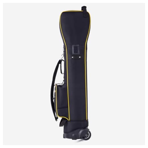PP-Vic Lightweight Golf Cart Bag with Wheels And Adjustable Shoulder Straps, Large Capacity for 14 Clubs, 9-Way Divider Multi-Function Pockets, Easy To Carry, Suitable for Driving Range Use,Black