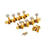 YIXANNX Mécaniques d'accordage pour guitare, mandoline et banjo à 8 cordes offrant un accordage précis et une durabilité accrue pour les guitaristes recherchant une clarté sonore optimale.