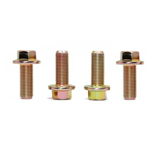 4 Pcs Rear Disc Brake Caliper Bracket Bolt Fits Chevrolet,Buick,GMC,Cadillac,Hummer,Saturn,Oldsmobile,Pontiac,Replace OEM GM19325587,18K17001