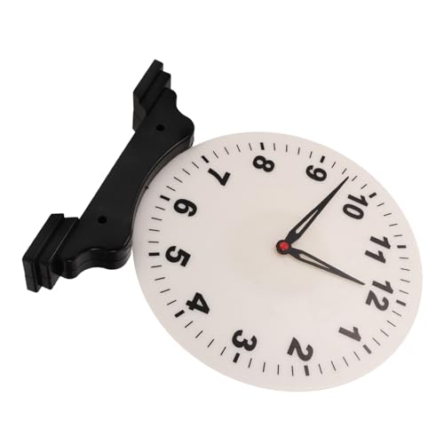 VANZACK Learning Clock Model Creative Teaching Tool for Elementary Education Unique Two Hand Design Engaging Classroom Aid for Cognition and Fun Learning Activities