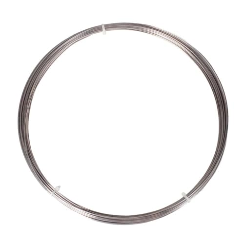 1M-100Meters 304 Stainless Steel Soft/Hard Steel Wire Diameter 0.02mm-3mm Single Strand Lashing Soft Iron Wire Rustproof Rod (Size : 0.6mm X 50m, Style : Soft Steel Wire)